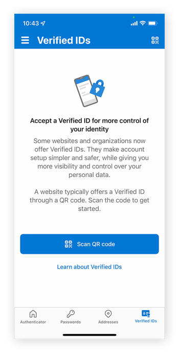 扫描 QR 码以将 Google 认证器连接到账户